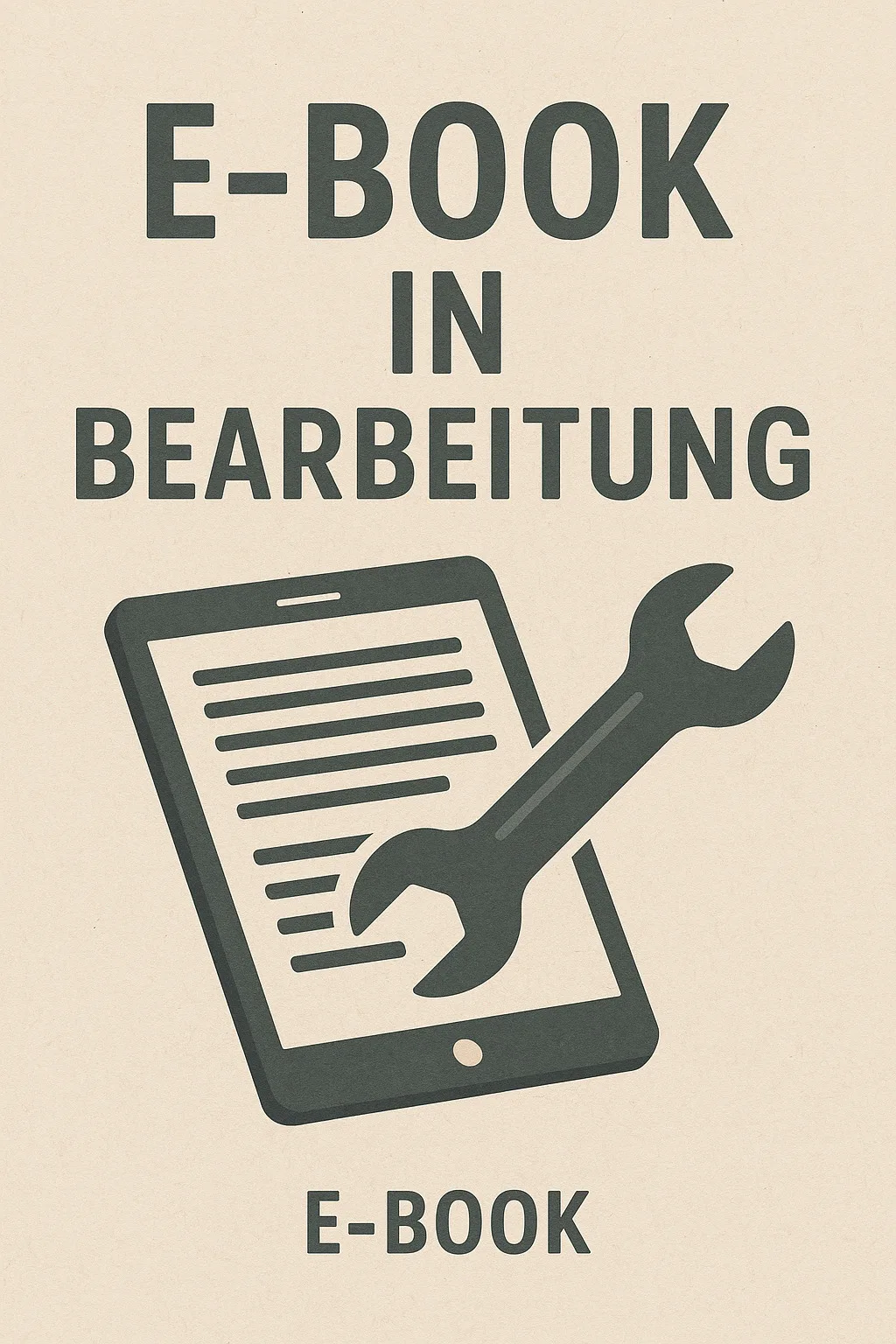 Cover: eBook in Bearbeitung