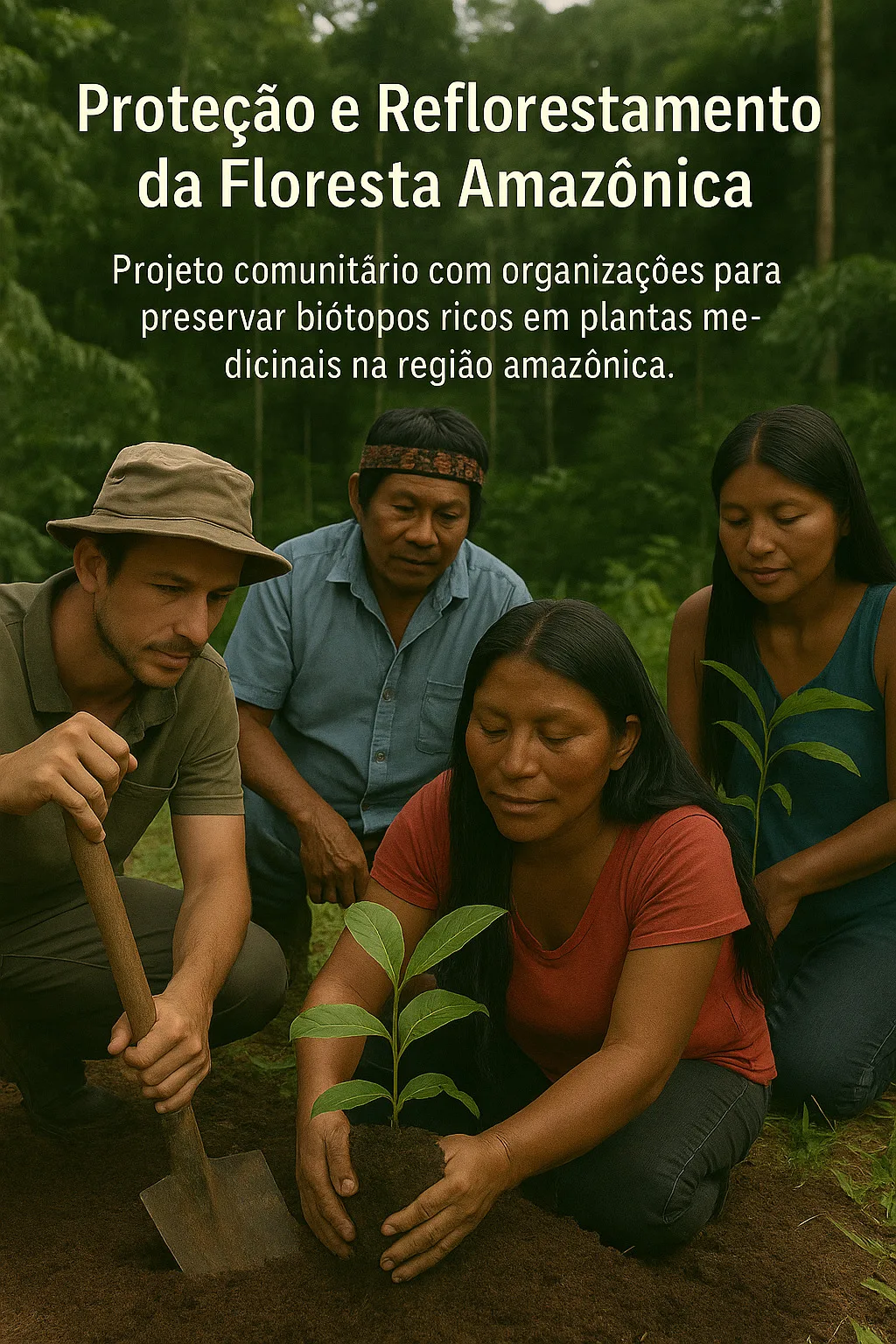 Projeto de proteção do Amazonas e reflorestamento