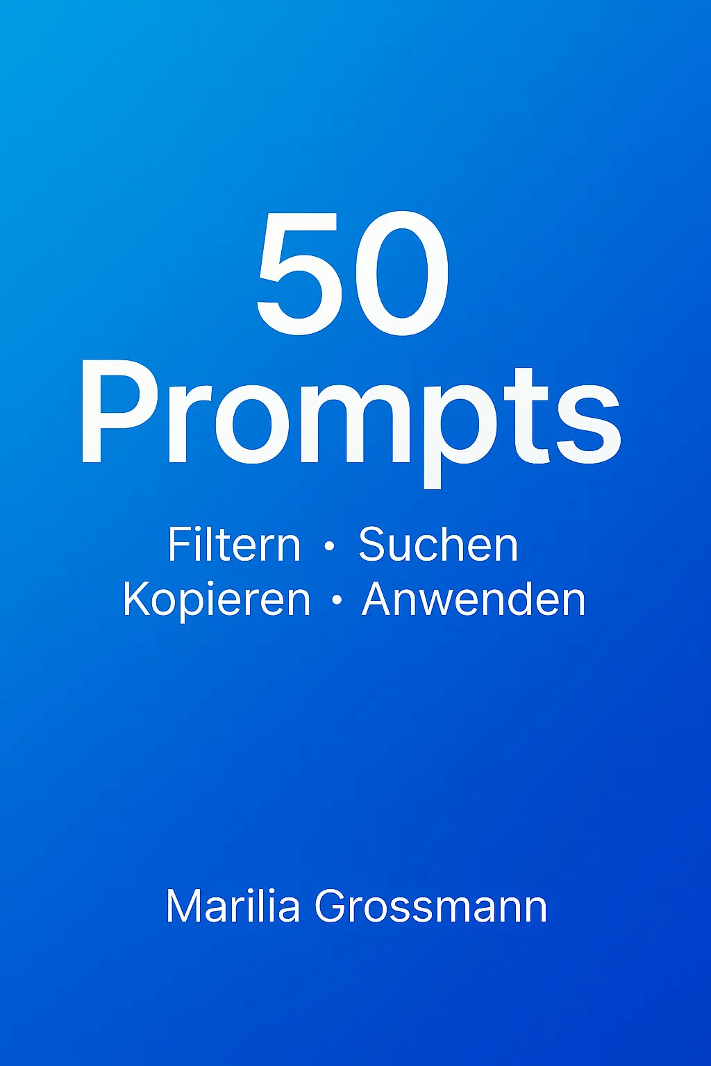 Cover: 50 Prompts – KI Bonusbereich
